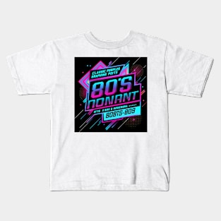 80s nostalgia aesthetic Kids T-Shirt